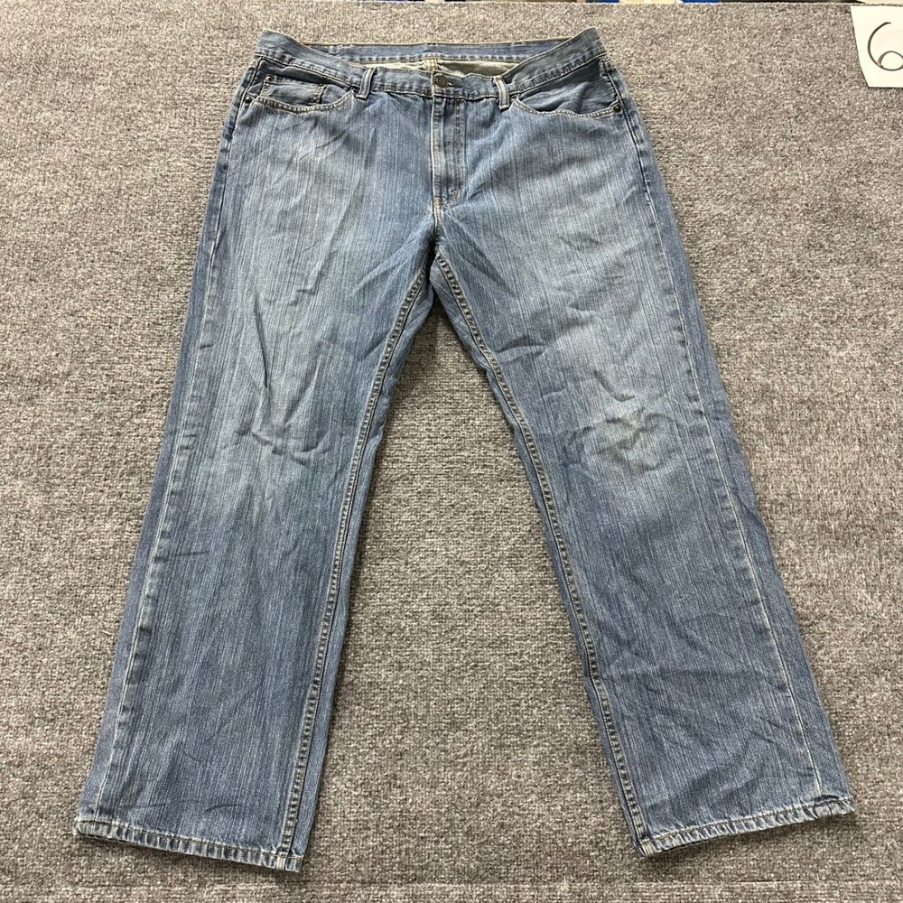 Levi's Jeans Mens Size 40x32 Blue 559 Relaxed Straight Cotton Denim Medium Wash